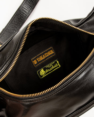 Horsehide Waist Bag - Black (BG-09)