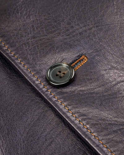 Y'2 Leather Indigo Horse Car Coat (IC-77) - Standard & Strange