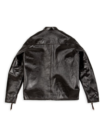Y'2 Leather Lightweight Vintage Horsehide Single Riders Jacket (PR-64) - Black - Standard & Strange