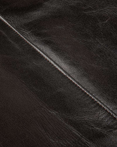 Y'2 Leather Lightweight Vintage Horsehide Single Riders Jacket (PR-65) - Black - Standard & Strange