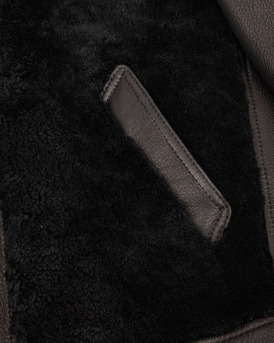 Y'2 Leather Limited Deerskin Grizzly Jacket (Y2-10-SP) - Black - Standard & Strange