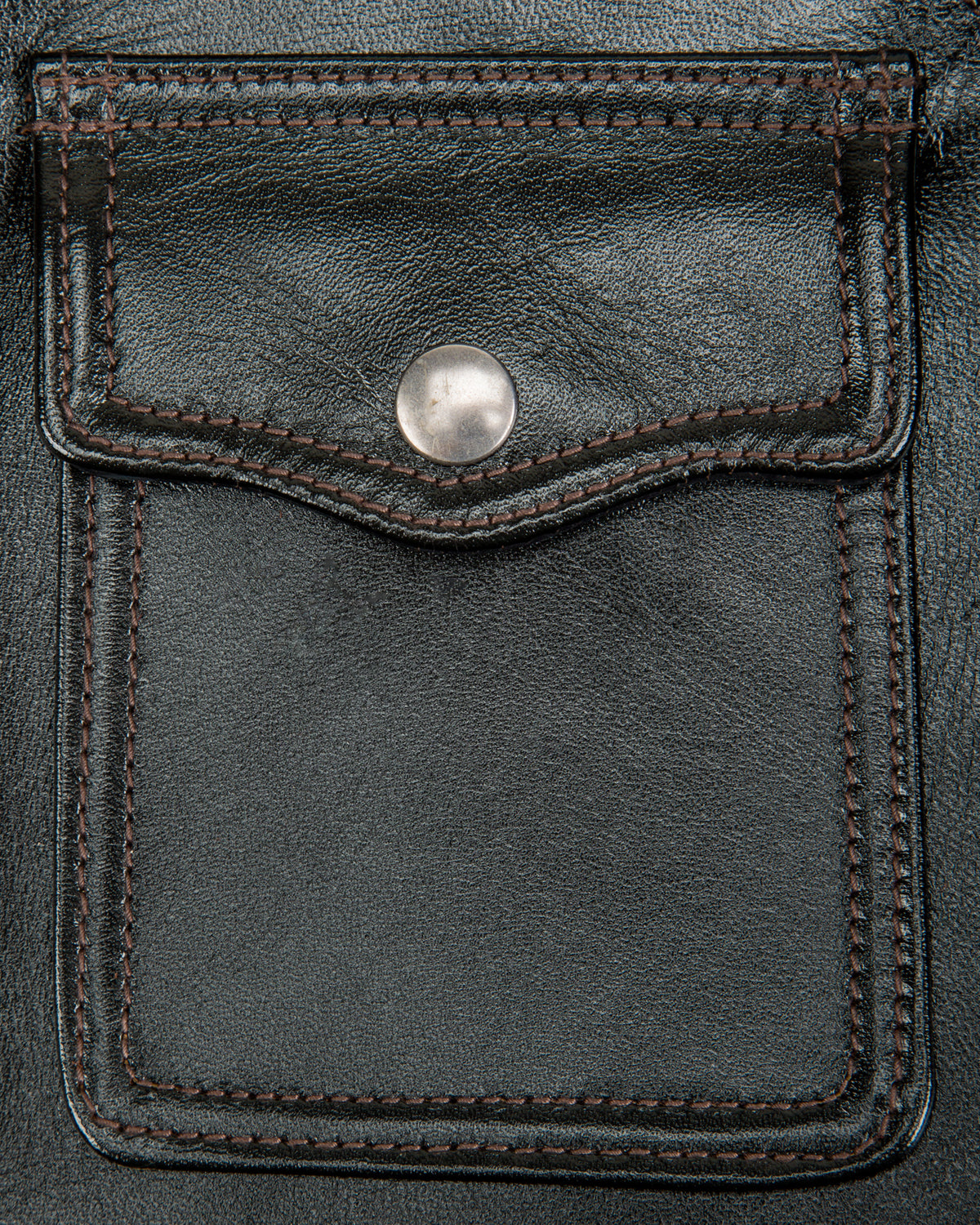 Y'2 Leather Vintage Horse D-Pocket Double Riders Jacket (HR-55) - Black - Standard & Strange