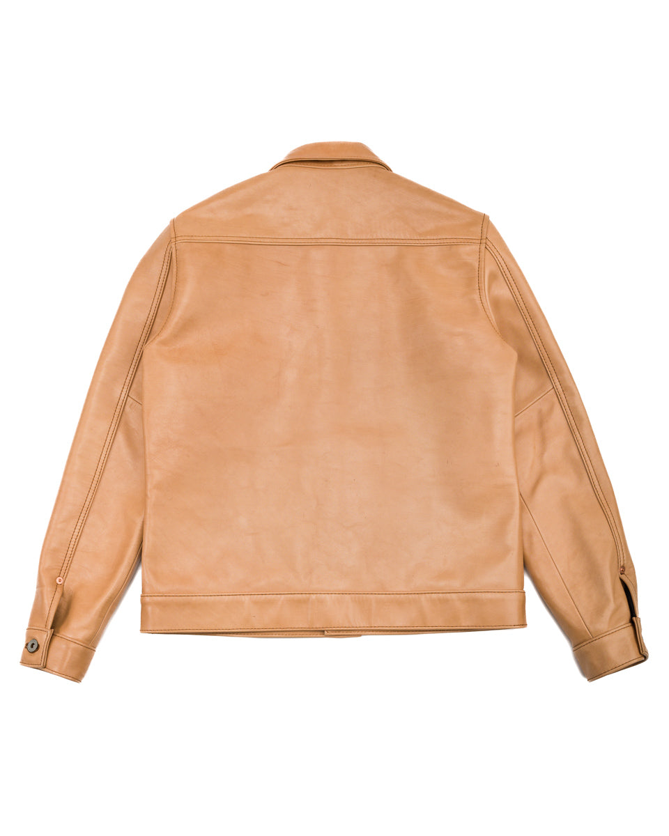 Y'2 Leather Kakishibu Persimmon Tanned Horsehide Type Jacket (KB-140-T) - Standard & Strange