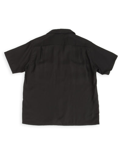 Attractions Flap Pocket Rayon S/S Shirt - Black - Standard & Strange