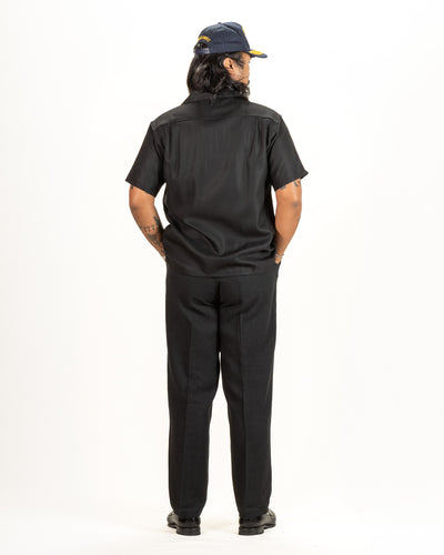 Attractions Flap Pocket Rayon S/S Shirt - Black - Standard & Strange