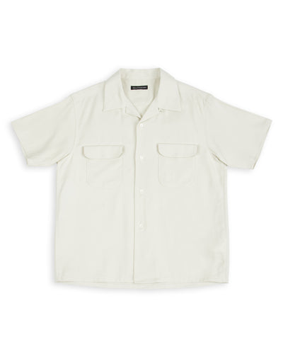 Attractions Flap Pocket Rayon S/S Shirt - Natural - Standard & Strange
