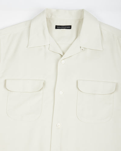 Attractions Flap Pocket Rayon S/S Shirt - Natural - Standard & Strange