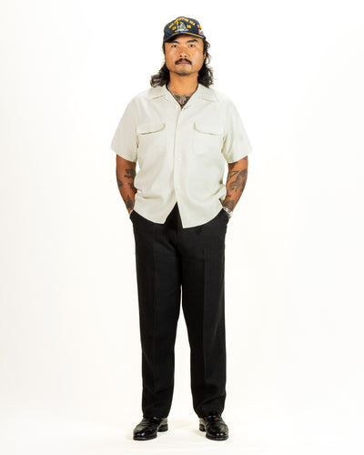 Attractions Flap Pocket Rayon S/S Shirt - Natural - Standard & Strange