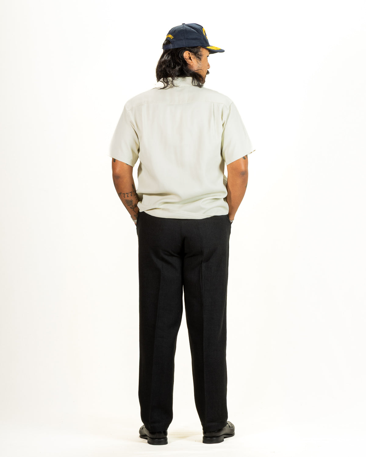 Attractions Flap Pocket Rayon S/S Shirt - Natural - Standard & Strange