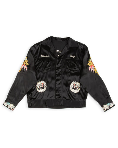 Attractions Lot.873 Souvenir Rayon Jacket - Black - Standard & Strange