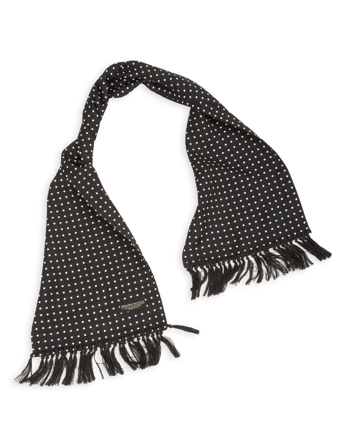 Attractions Wearmasters Rayon Scarf - Black Dot - Standard & Strange