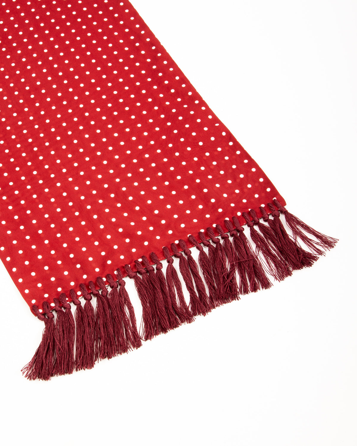 Attractions Wearmasters Rayon Scarf - Wine Dot - Standard & Strange