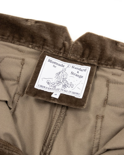 Blluemade Buckle Back Pant - Walnut Velvet - Standard & Strange