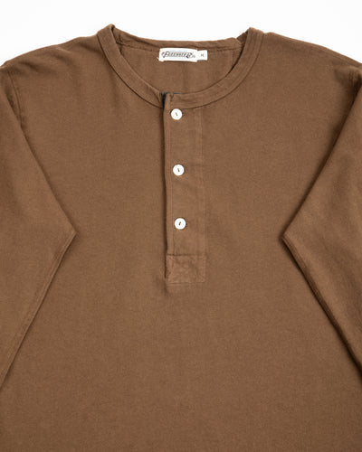 Freenote 13oz Henley L/S - Cedar - Standard & Strange