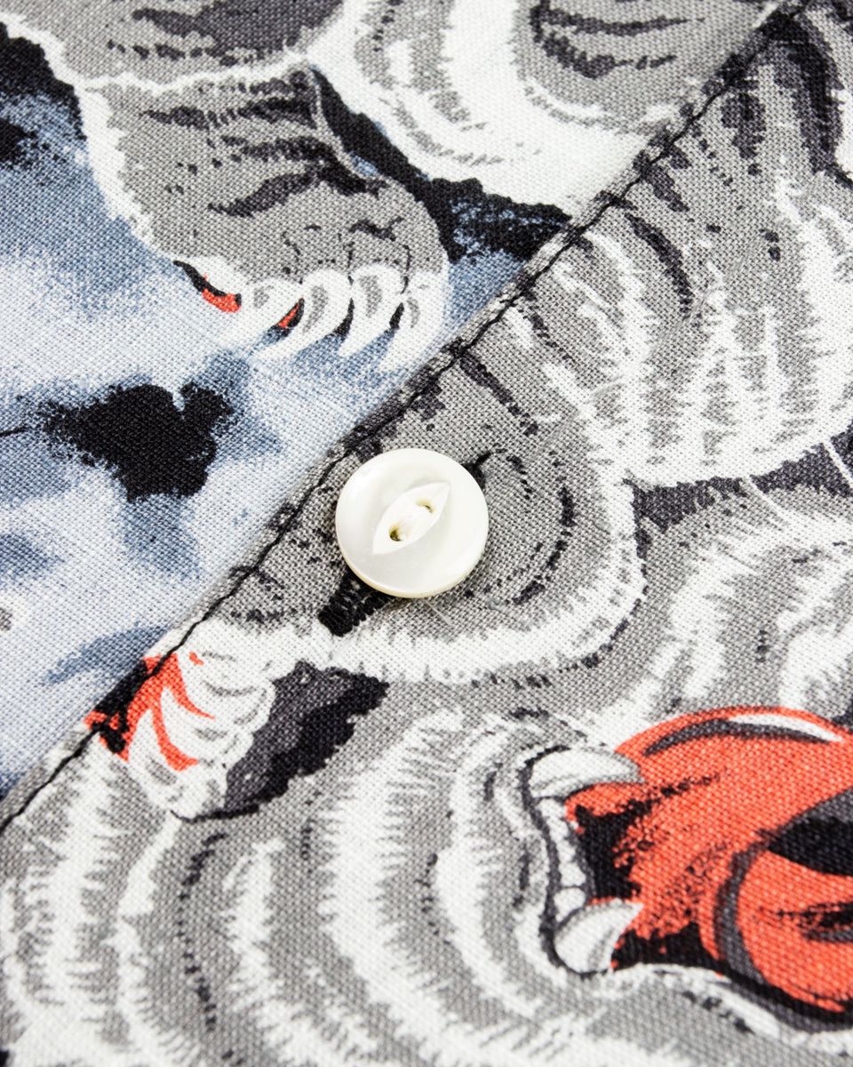 Freenote Hawaiian Shirt - Black Tiger - Standard & Strange