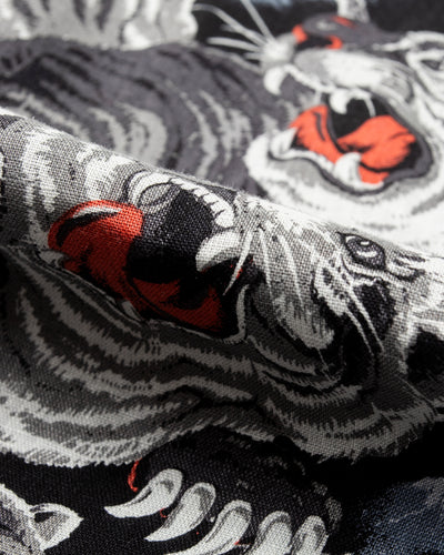 Freenote Hawaiian Shirt - Black Tiger - Standard & Strange