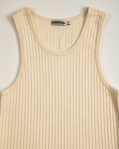 Freenote Ribbed Tank Top - Natural - Standard & Strange