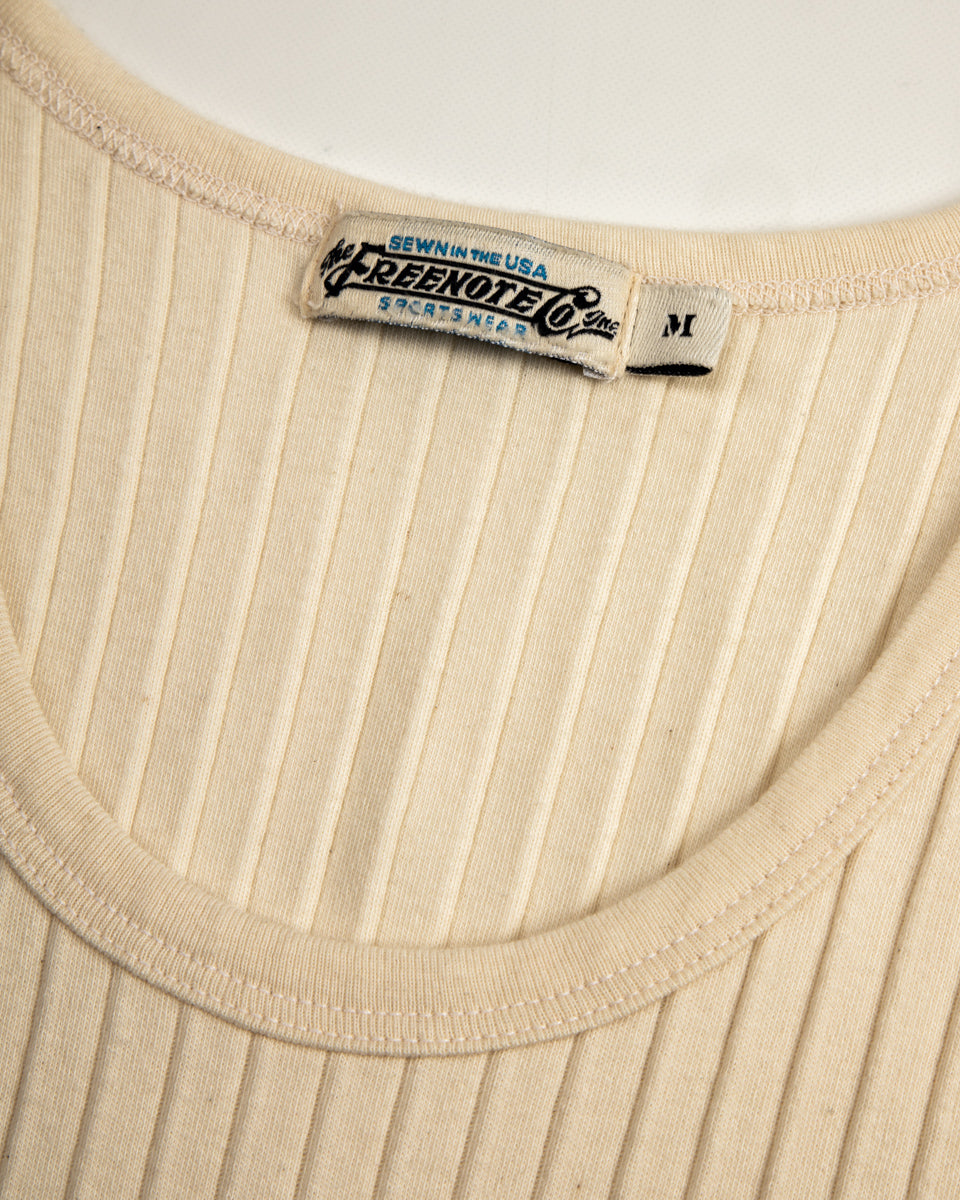 Freenote Ribbed Tank Top - Natural - Standard & Strange