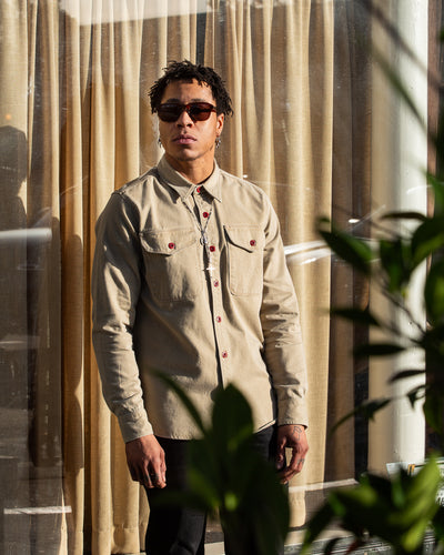 Freenote Utility Shirt - Khaki - Standard & Strange
