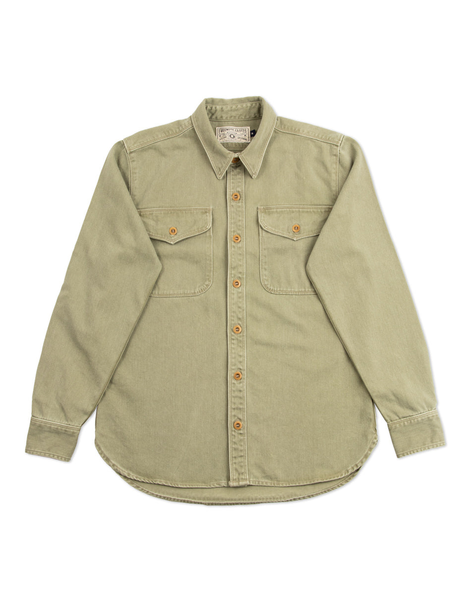 Freenote Utility Shirt - Olive - Standard & Strange