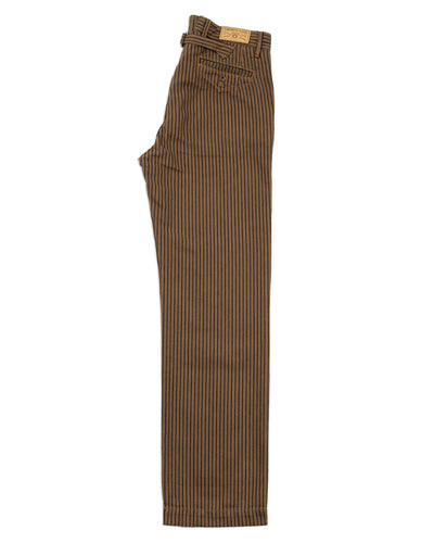 Freenote Western Pant - Brown Herringbone Dobby - Standard & Strange