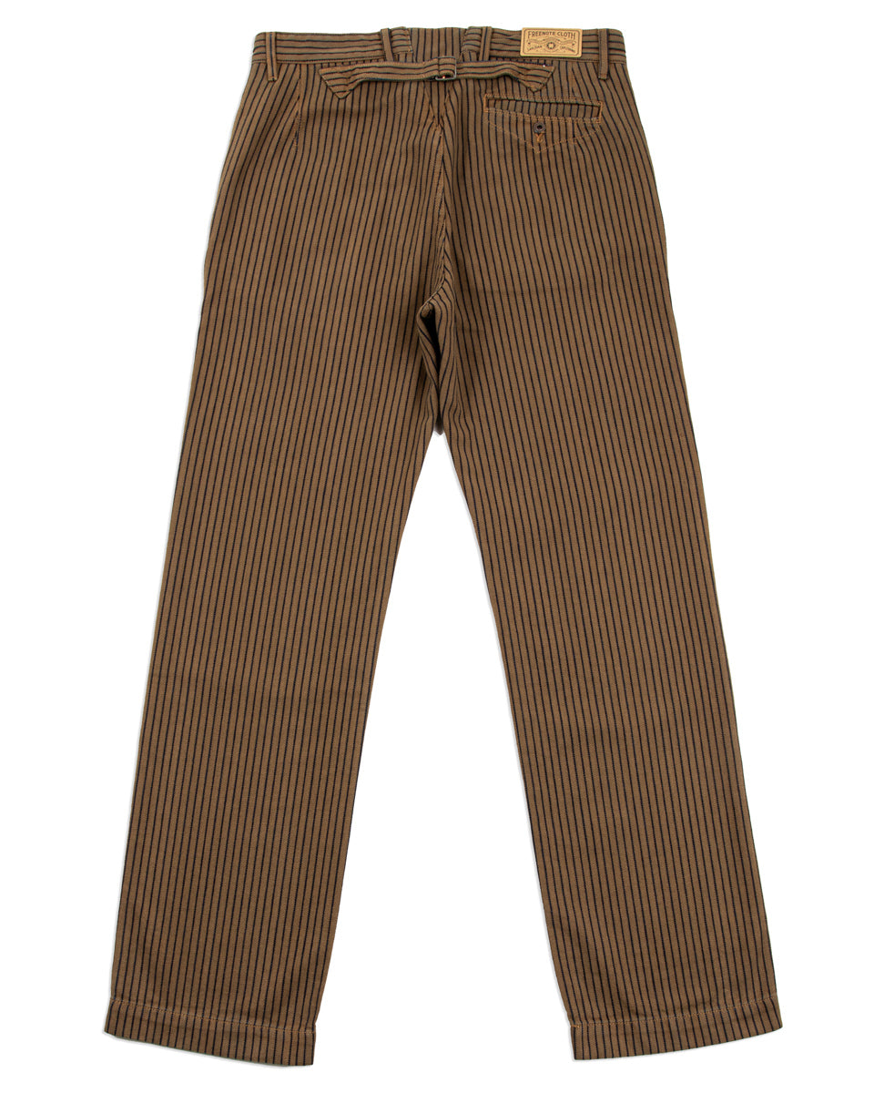 Freenote Western Pant - Brown Herringbone Dobby - Standard & Strange