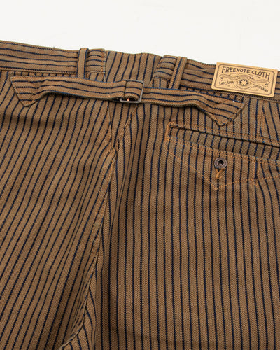 Freenote Western Pant - Brown Herringbone Dobby - Standard & Strange