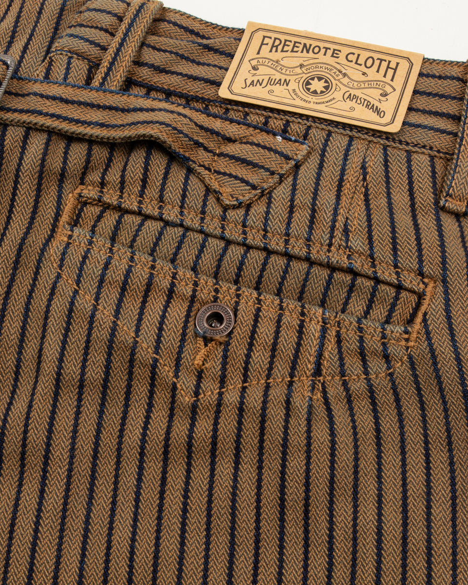 Freenote Western Pant - Brown Herringbone Dobby - Standard & Strange