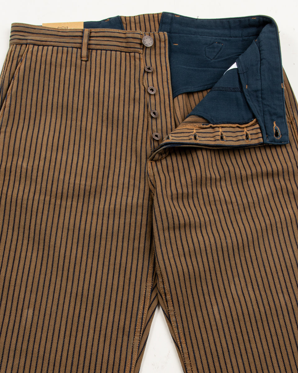 Freenote Western Pant - Brown Herringbone Dobby - Standard & Strange