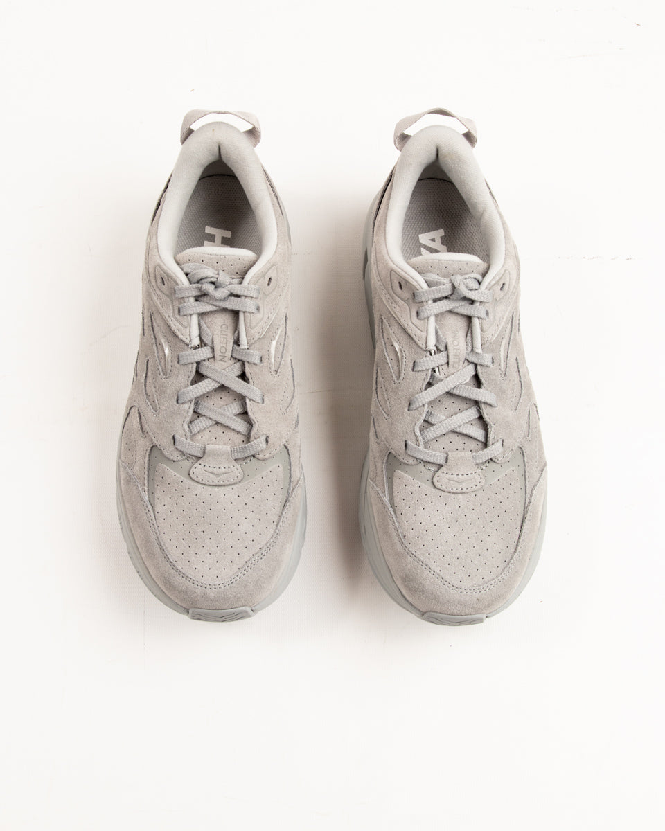 Hoka Clifton L Suede - Limestone/Limestone - Standard & Strange
