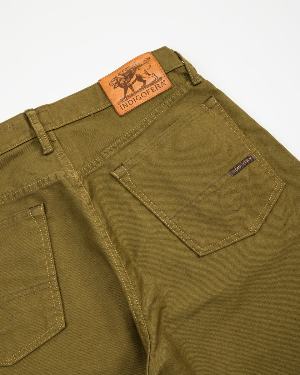 Indigofera Kirk Straight Fit - Bedford Dark Olive - Standard & Strange