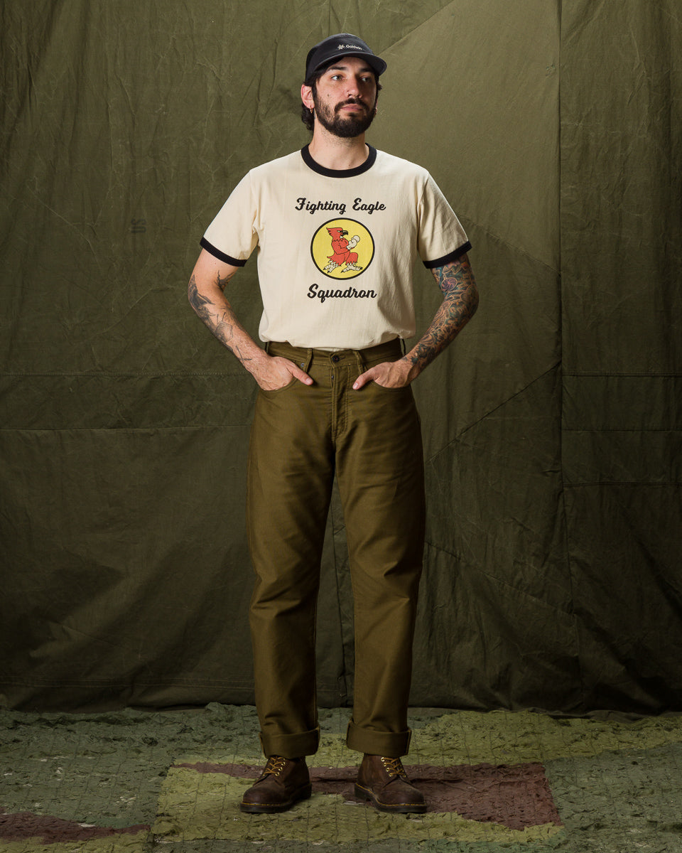 Indigofera Kirk Straight Fit - Bedford Dark Olive - Standard & Strange