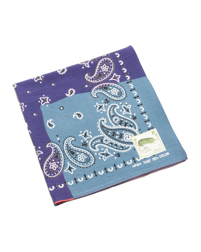 Kapital Fastcolor Selvedge Bandanna (PaisleyPatchwork) - Purple - Standard & Strange