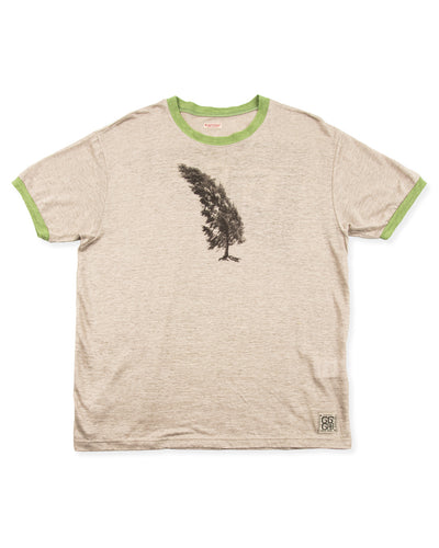 Kapital Linen Jersey Ringer T (CONIFER &G.G.G.) - Ecru - Standard & Strange