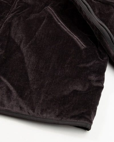 Kapital Velveteen KESA SHAM BOMBER JKT (Beautiful FRANCE) - Black 3 - Standard & Strange