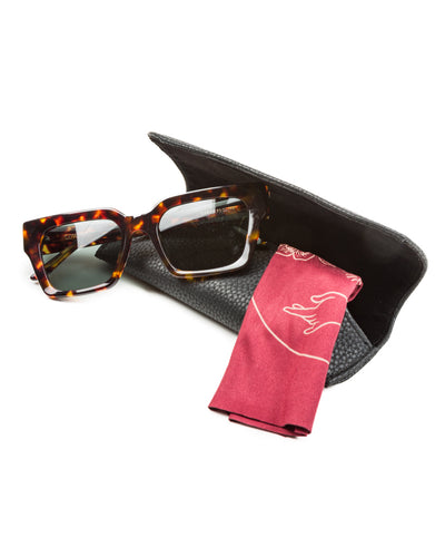 Lowercase Eyewear Cassie Sunglass - Dark Tortoise - Standard & Strange