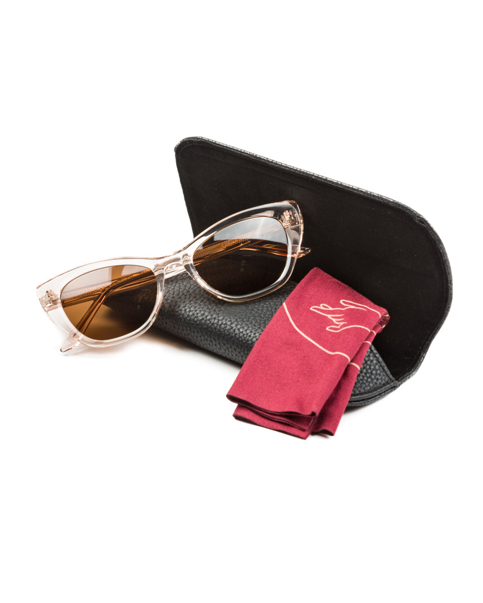 Lowercase Eyewear Karina Sunglass - Peach - Standard & Strange
