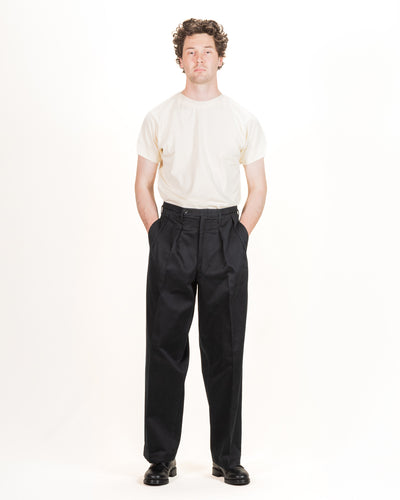 MotivMfg Bund Trousers - Black Super Cotton Sateen - Standard & Strange