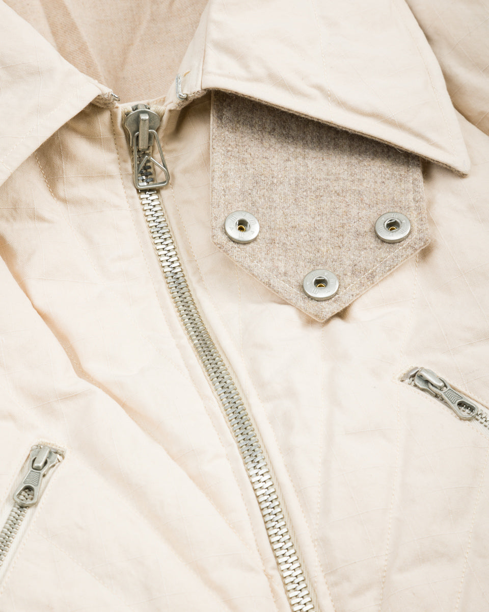MotivMfg Radium Down Jacket - Natural Ripstop Waxed Cotton - Standard & Strange