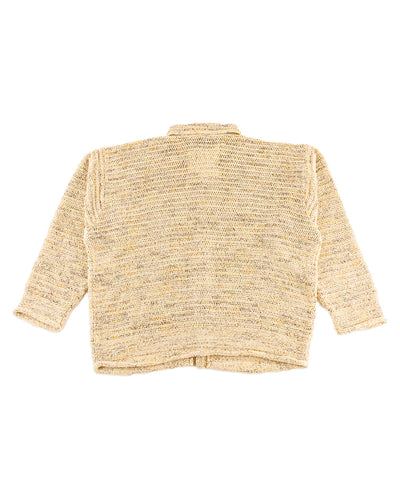 Olde H & Daughter Cotton Wrap Stitches Cardigan - Desert 10 - Standard & Strange