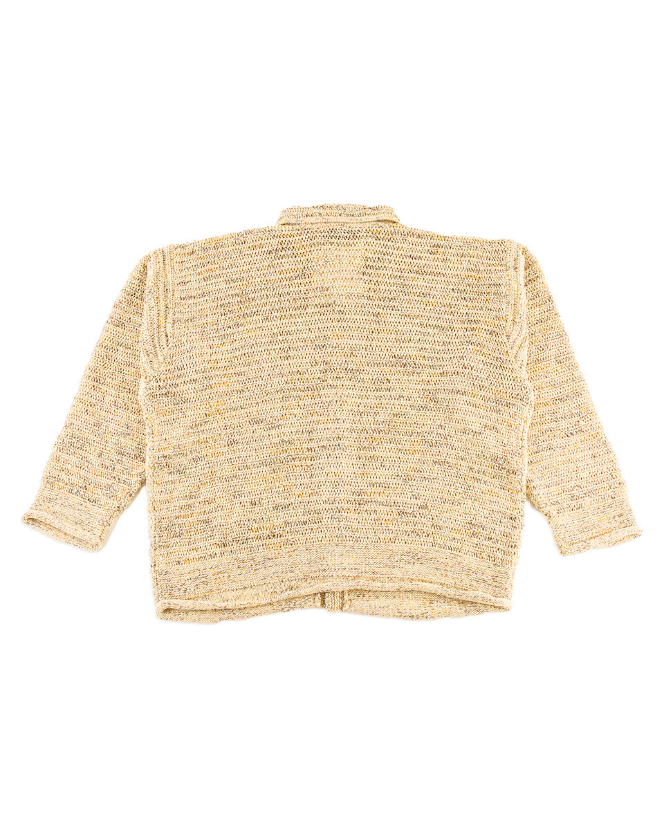 Olde H & Daughter Cotton Wrap Stitches Cardigan - Desert 10 - Standard & Strange