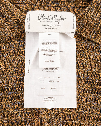 Olde H & Daughter Cotton Wrap Stitches Cardigan - Garden 10 - Standard & Strange