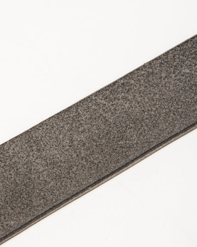 Omoto Denim Cowhide Leather Belt - Black - Standard & Strange