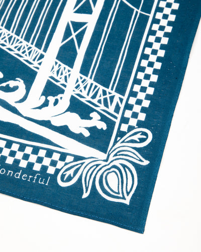 Omoto Denim Reveal Kojima Bandanna - Blue - Standard & Strange