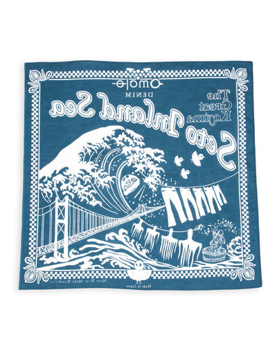 Omoto Denim Reveal Kojima Bandanna - Blue - Standard & Strange