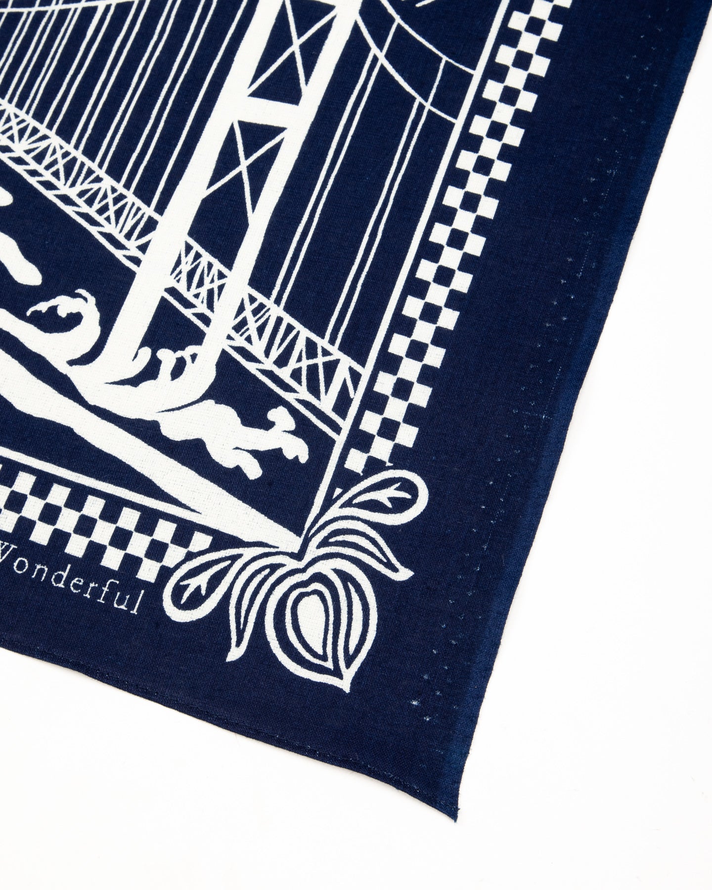 Omoto Denim Reveal Kojima Bandanna - Indigo - Standard & Strange