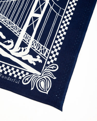 Omoto Denim Reveal Kojima Bandanna - Indigo - Standard & Strange