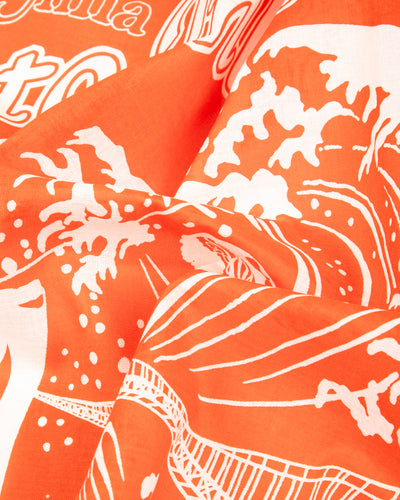 Omoto Denim Reveal Kojima Bandanna - Orange - Standard & Strange
