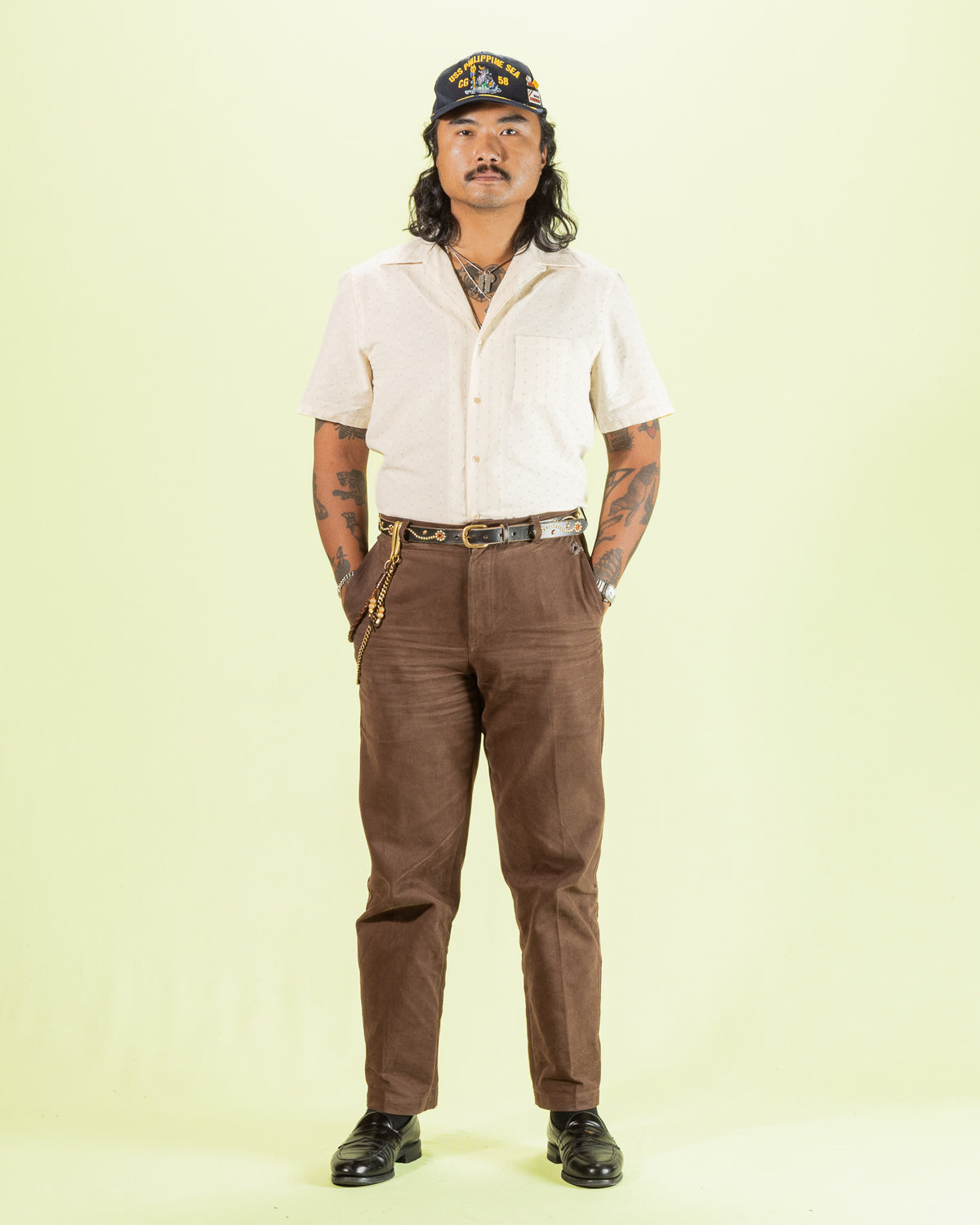 Prequel Classic Open Collar Shirt - Blue - Standard & Strange