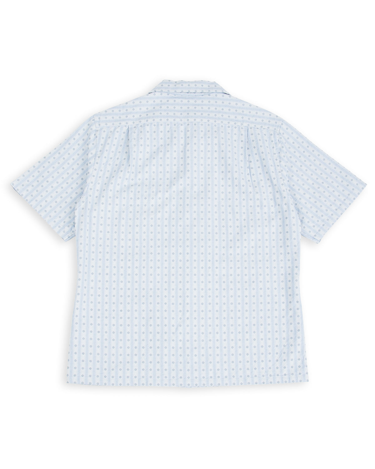 Prequel S&S x Prequel Short Open Collar Shirt - Blue Classic Dobby Check - Standard & Strange